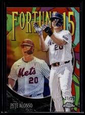 2025 Topps Chrome Fortune 15 Pete Alonso Orange /25 #F15-9
