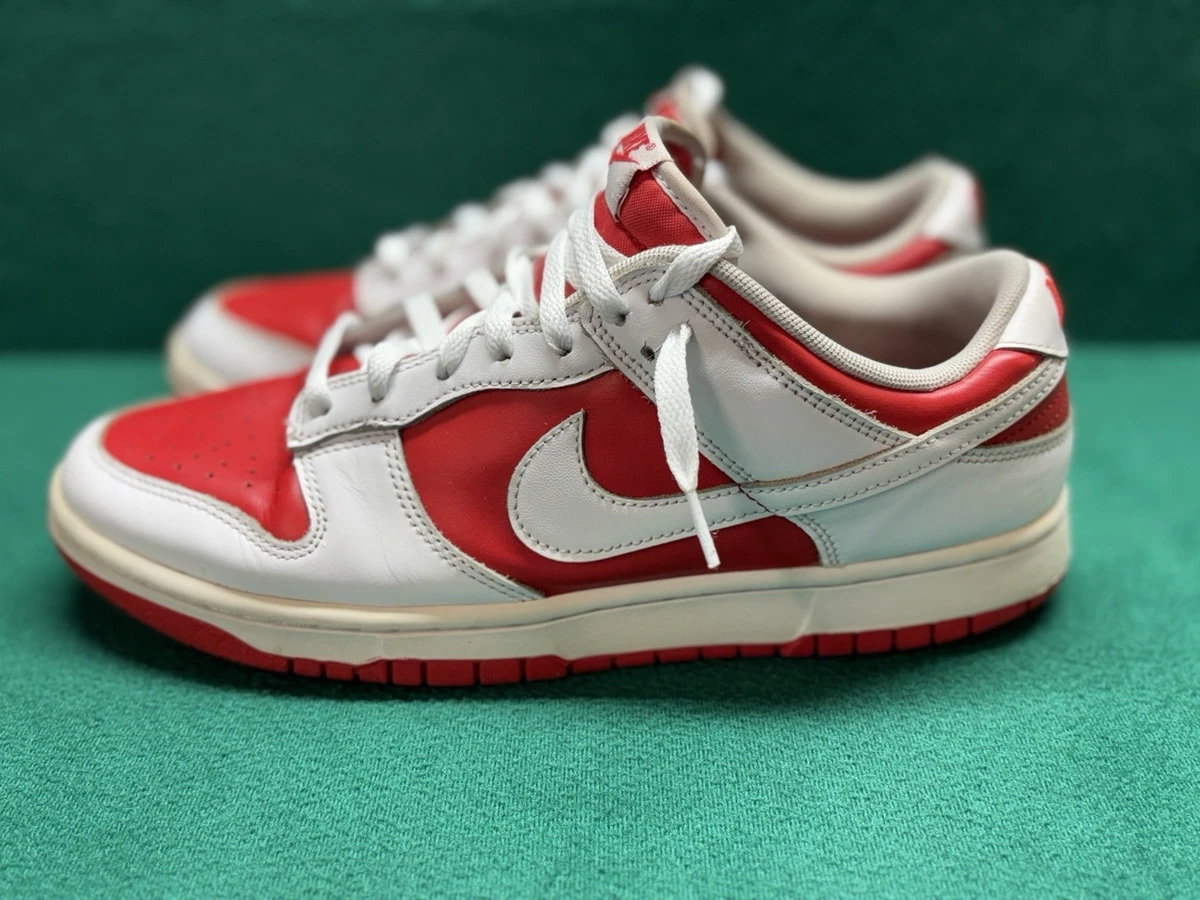 Nike Dunk Low Championship Red - огромный выбор по лучшим ценам | eBay