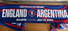SEMI FINAL World Cup 2026 Matchday Scarf ARGENTINA vs ENGLAND 7/15