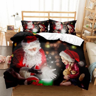 Xmas Bettwäsche Set172 Personalisierter Bettdeckenbezug135x200 Kissenbezüge80x80