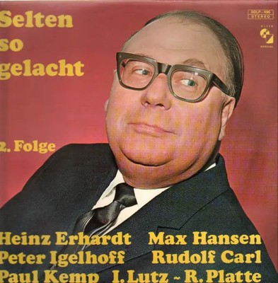 Heinz Erhardt, Max Hansen, Peter Igelhoff Selten So Gelacht 2. Folge Vinyl LP