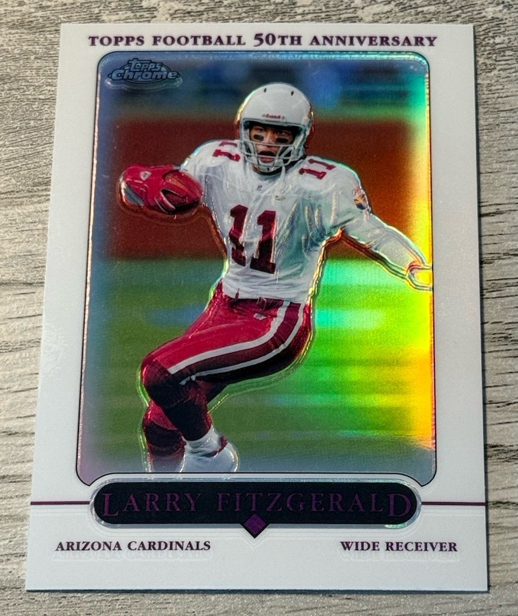 2005 Topps Chrome - Larry Fitzgerald #51 Refractor