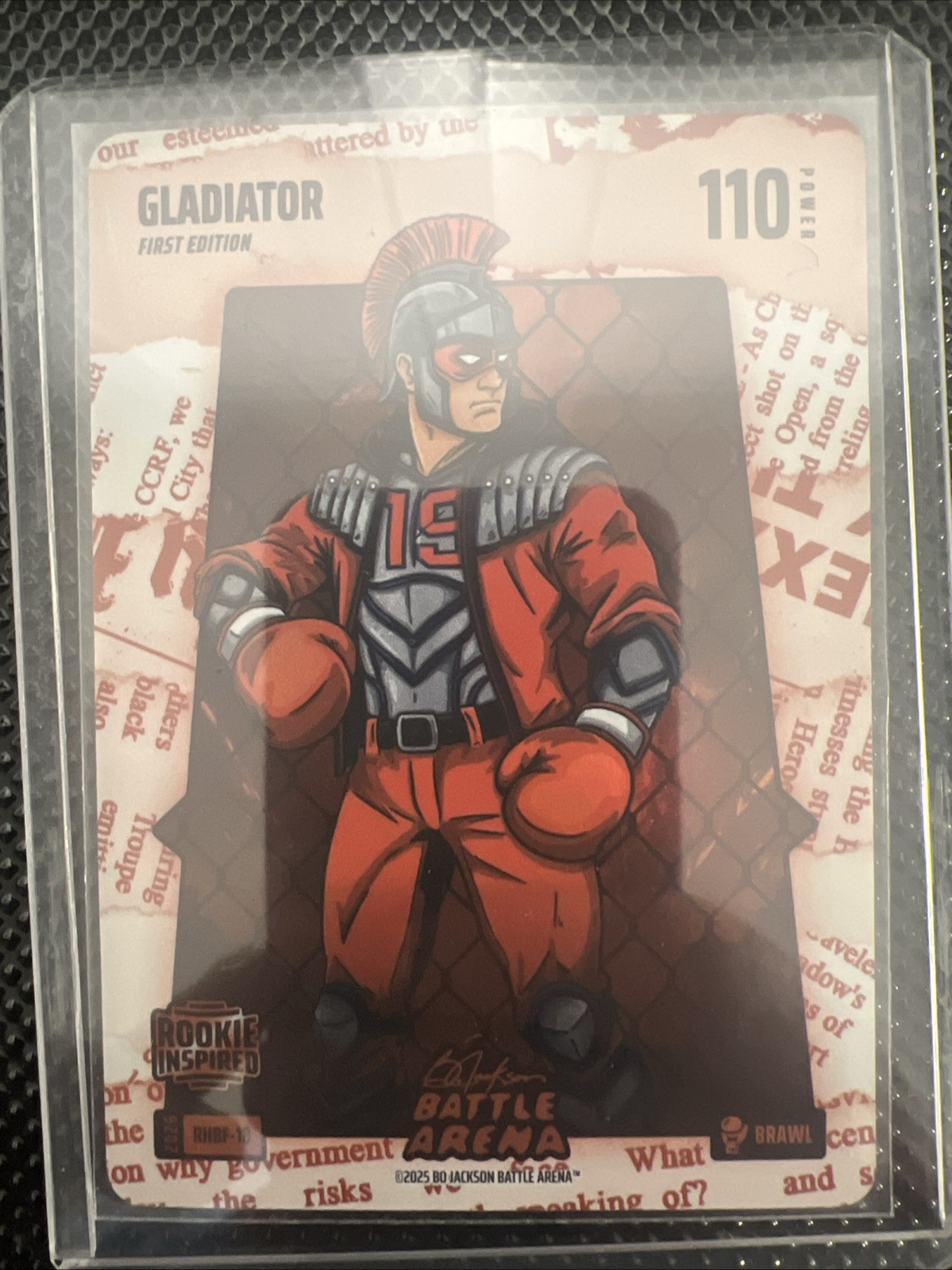 2026 Bo Jackson Battle Arena `Gladiator` Roman Anthony -Red Headlines Battlefoil