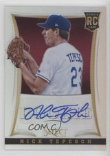2013 Panini Select Rookie Auto Silver Prizm 26/99 Nick Tepesch #176 Auto 1cc7