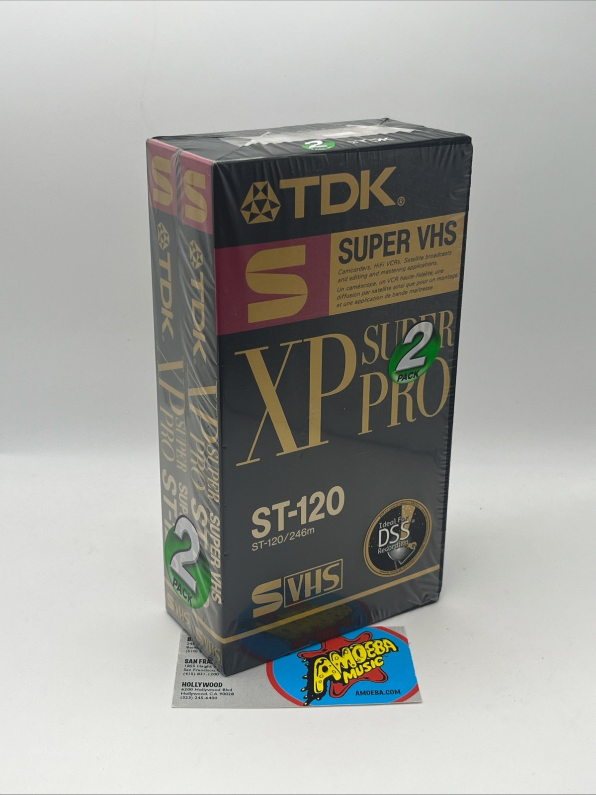 TDK 2-Pack VHS Tapes (ST120XPSP) SUPER PRO