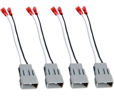 2 Pairs 4 Pack Car Speaker Connector Harnesses for with 1990-Up Honda