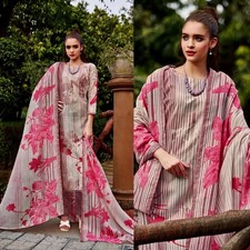 ROSEBRWN PRINTED COTTON INDIAN PAKISTANI READYMADE LADIES SALWAR KAMEEZ SUIT SNJ
