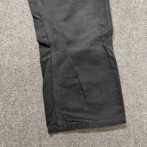 Carhartt Pants Men's 34x31 B11-BLK Loose Original Fit Carpenter 100% Cotton - Picture 9 of 17