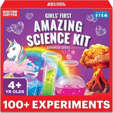 Doctor Jupiter First Amazing Science Kit Kids Ages 4 STEM Toy 100 Experiments