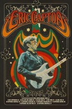 Eric Clapton 2025 World Tour Guitar Legend Concert Poster