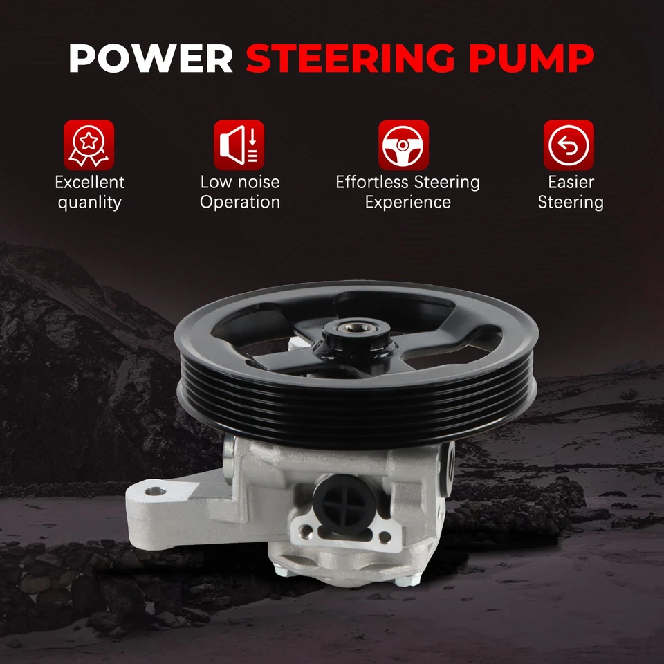 Bomba de dirección asistida con polea 21-5195 para Acura RL V6 3,5 L 2005 2006 2007 2008 Foto 4 de 4