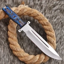 USMC Tribute Combat Knife Military-Style | Marine gear Collectible Bowie Hunting