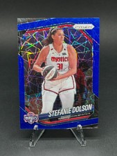 STEFANIE DOLSON 2025 Panini Prizm WNBA BLUE VELOCITY #112 Washington Mystics