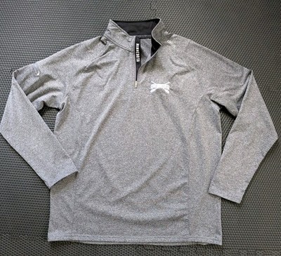 Minnesota Golden Gophers 1/4 Zip Pullover Mens XL Gray UNRL Elite ''Row The Boat''