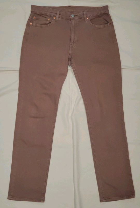 Levis 511 33x32 Big E Denim Jeans Mauve