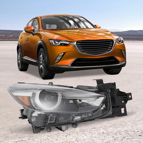 For 2017-2018 Mazda 3 LED Headlight Assembly Headlamp(s) Black Left/Right Opt.