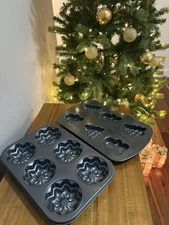 Christmas Wilton Baking Trays Nonstick
