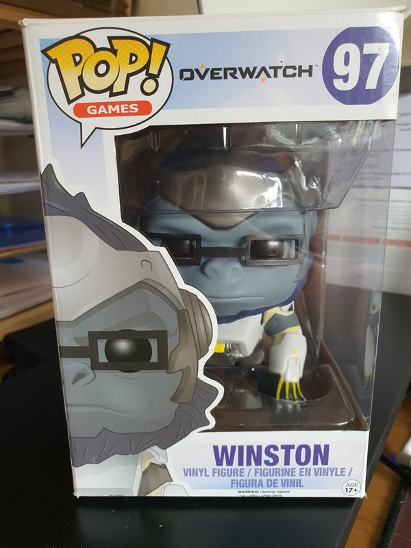 Funko Pop! Games Overwatch Winston #97 Vinyl Figure
