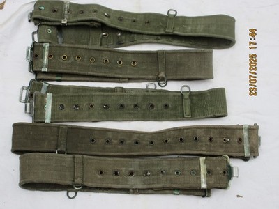 1958 Pattern Webbing Belt Waist,Gürtel, Länge: 100cm,gebraucht, 5 Stück, #2