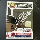 Saquon Barkley Signed Autographed Funko Pop #118 New York Giants