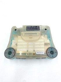 Official Nintendo 64 Blue  N64 Ice Blue Clear Console + Up to 4 Controllers