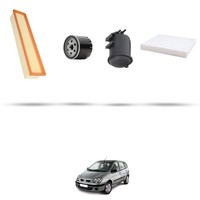 Hoffcar Wartungskit - 4 Filter Kompatibel Mit Renault Scenic I 1.9 DCI 75KW D