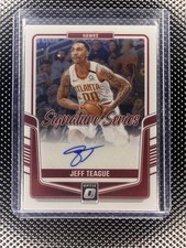 2024-25 Donruss Optic JEFF TEAGUE Signature Series Auto