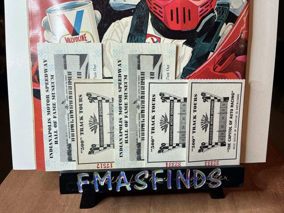 V3 1981 Official INDIANAPOLIS 500 Indy Race Program BOBBY UNSER Bonus - Image 3 of 3