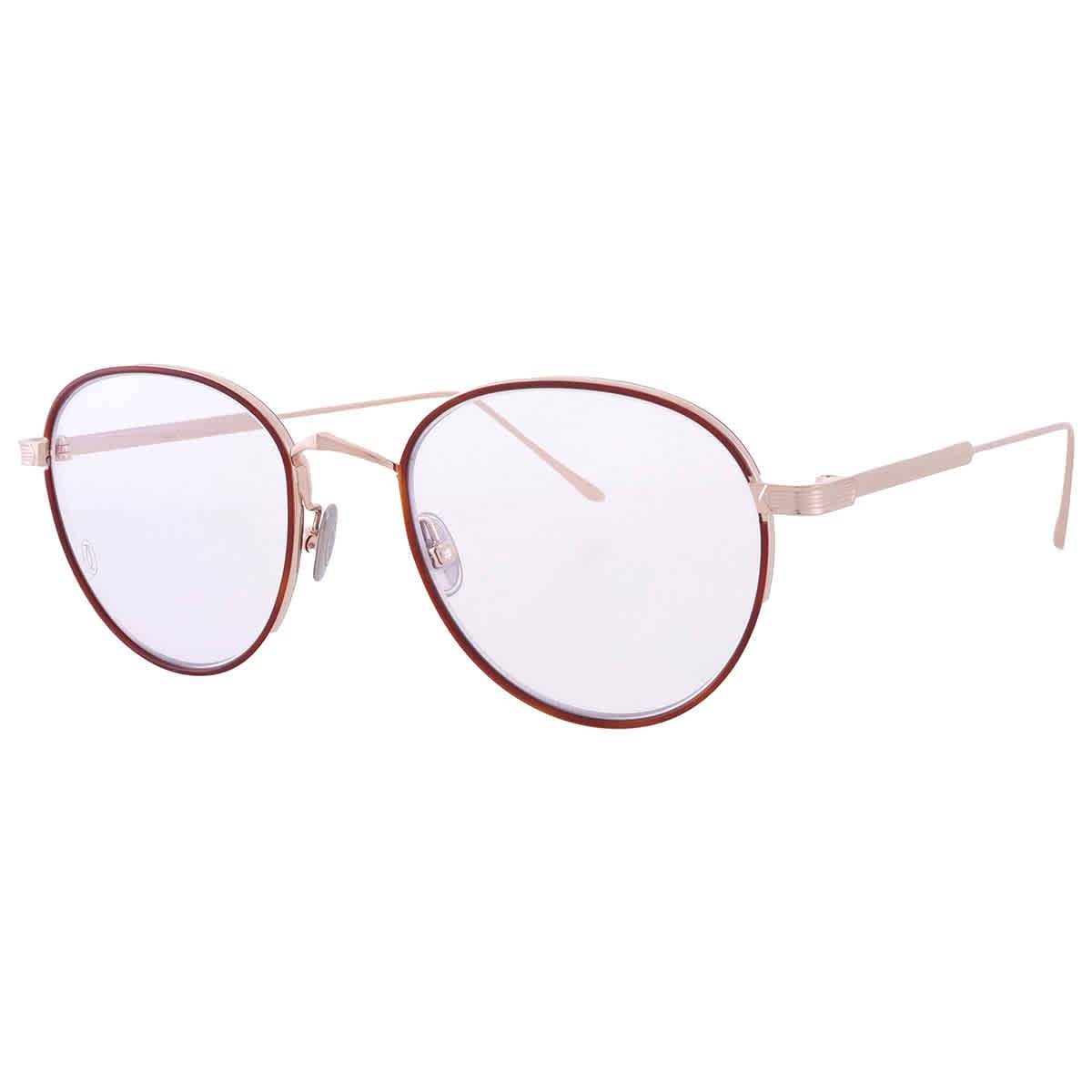 Демонстрационные овальные женские очки Cartier CT0250O 008 53 CT0250O 008 53