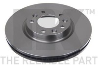 2X Bremsscheibe NK 203741 FüR 407 SW Peugeot 508 CitroËN 605 607 9D 9U 6B Opel 1