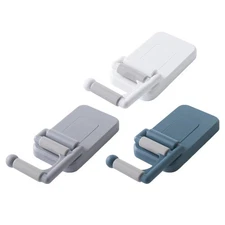  3 Pcs Mop Hook Wall Hangers Tool Grippers No-punch Broom Holder Holders