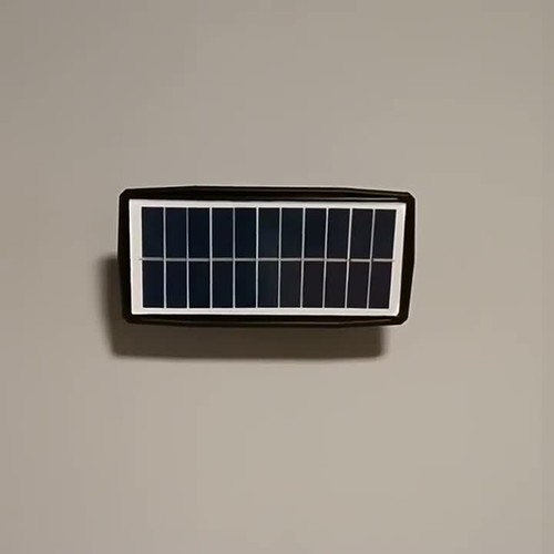 Solar LED Deck Wall Light Pathroad Lantern Motion Sensor Outdoor Lamp Waterproof - Video 1 of 1