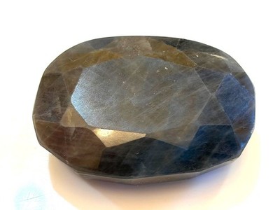 243 Carat Natural Untreated Sapphire   Massive 42mm Collector Gemstone