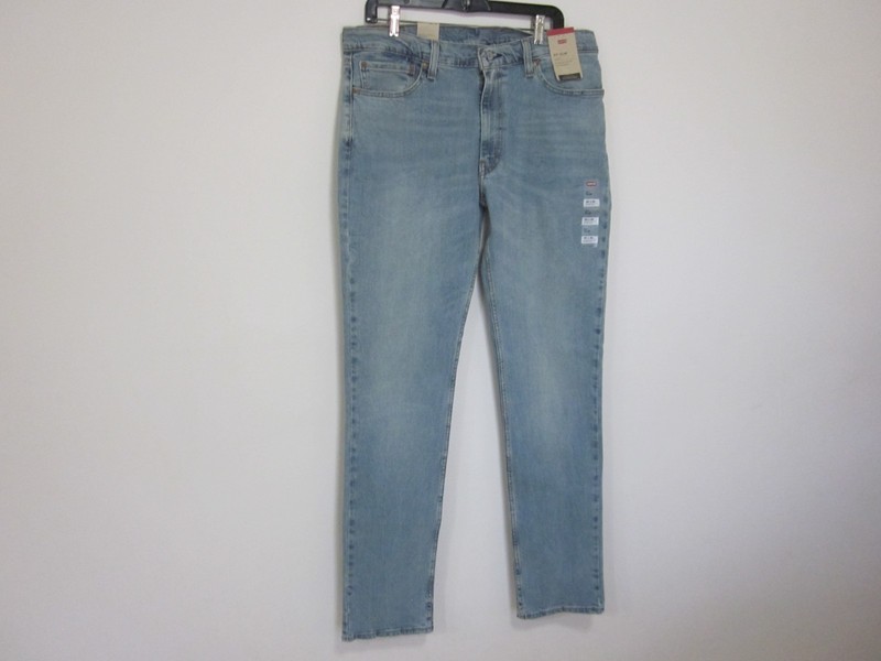 Levi's 511 Jeans 36x36 Light Wash Slim Fit Stretch Tapered Leg NWT