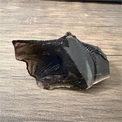 Midnight Obsidian Crystal Mineral Specimen from Kysi Kum, Armenia