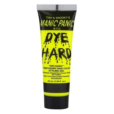 MANIC PANIC Dye Hard Temporary  Electric Banana Hair Color Styling Gel 1.66 OZ