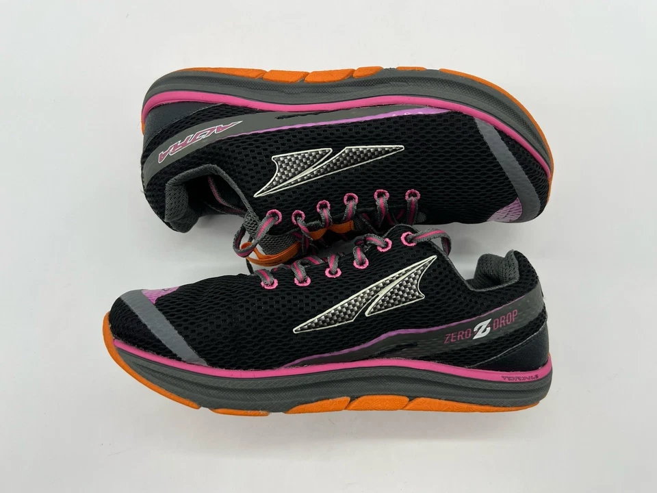 Tenis para correr Altra Torin 1.5 Zero Drop para mujer 7.5 negro rosa A2335-2-075. Foto 3 de 4