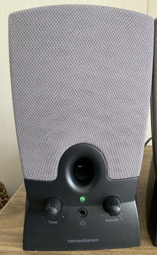 Harman Kardon Wired Multimedia Speakers + Power Supply All Cables Tested VGC - Photo 2/12