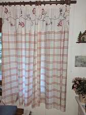 4 x Gardinen - Vorhang - Landhaus