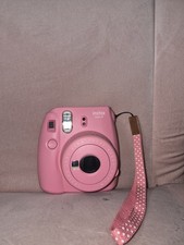 Fujifilm Instax Mini 9 Pink Instant Camera w/ Wrist Strap Flamingo Bag