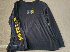 Herren Nike Lebron James Witness Schwarz Langarmshirt Größe XL