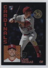 2019 Update Silver Pack 1984 Topps Baseball Chrome Black /199 Lane Thomas s5q