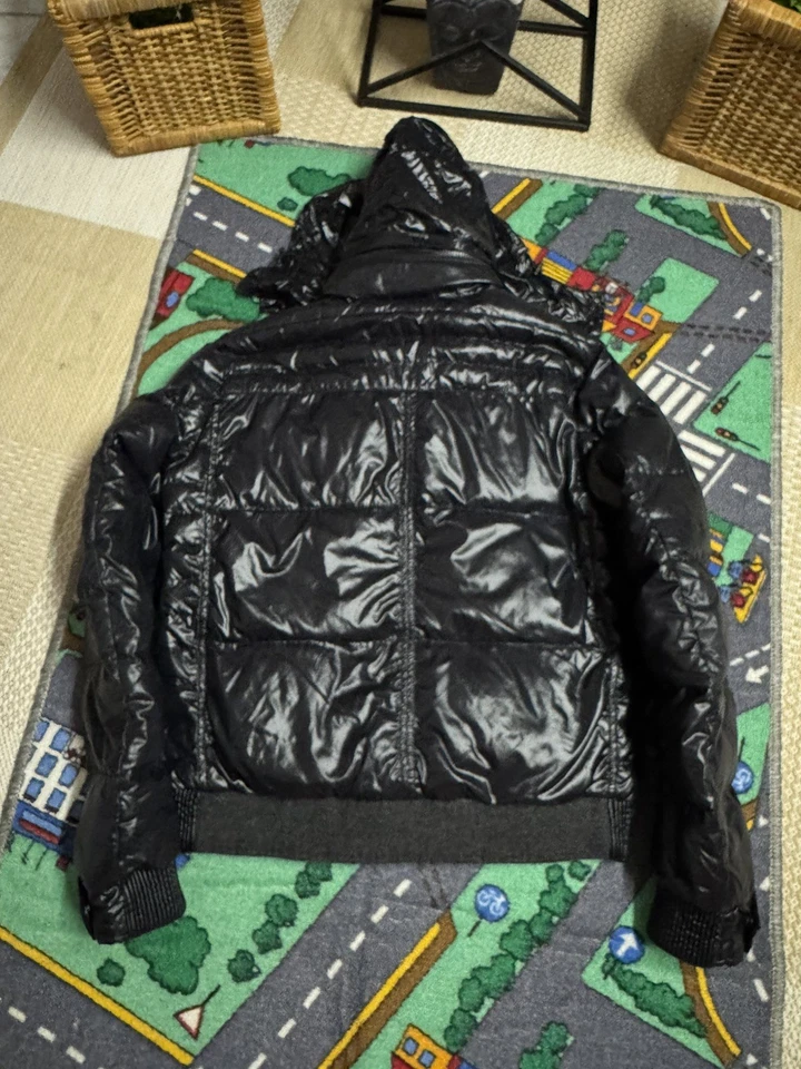 Chaqueta de plumón original Moncler Springfield rara chaqueta de invierno bombardero como NUEVA EXCELENTE - Imagen 4 de 4