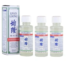 (3 Packs) Kwan Loong Oil Wholesale- Massage Oil -2oz/57ML-Exp:27/8/31