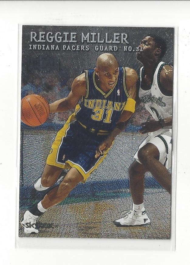 1999-00 Metal Reggie Miller #148 Pacers