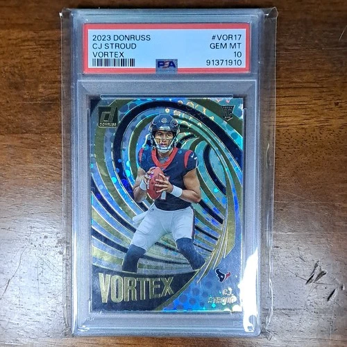 Panini 2023 Donruss Vortex Rookie C.J. Stroud #VOR-17 Texans PSA 10 NFL