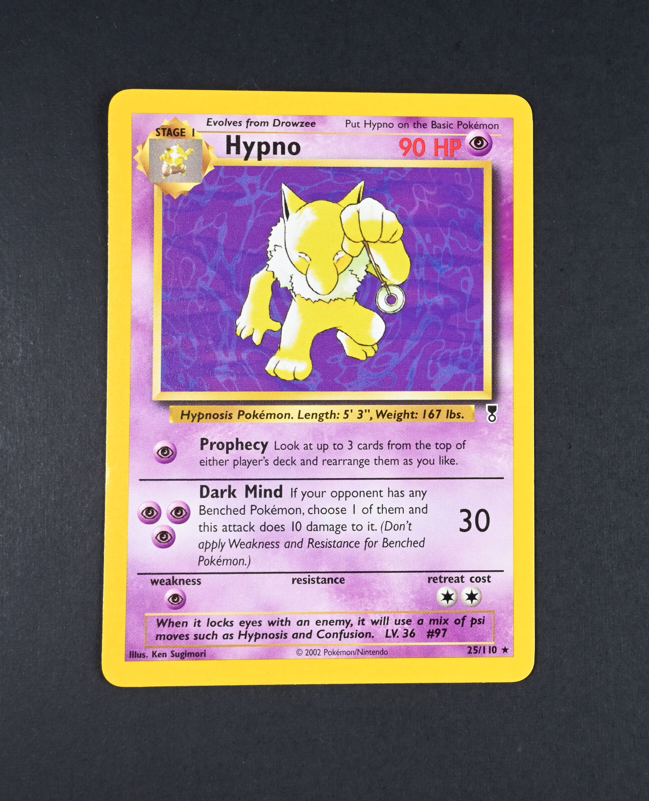 NM Hypno 25/110 Reg. Rare Legendary Collection Pokemon Card