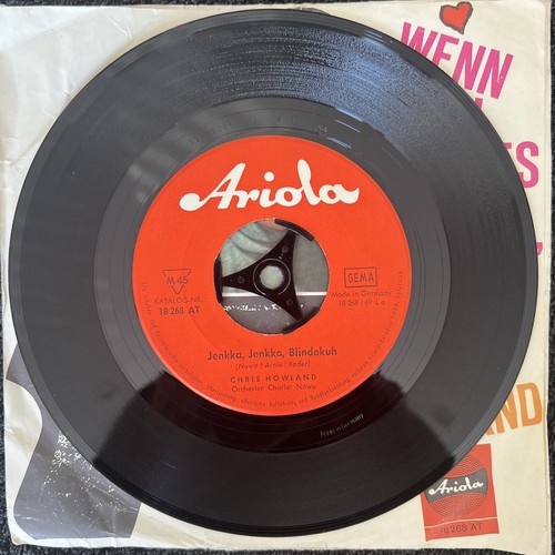 Chris Howland – Jenkka Jenkka Blindekuh / Wenn Ich James Bond Wär' 7'' Vinyl EX - Picture 5 of 7