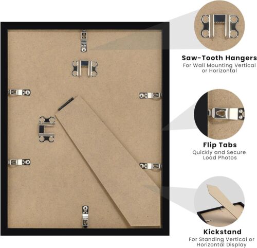 12-Pack Lightweight Plastic Frames for 8.5 x 11 Documents - Easy Change - Picture 7 of 9