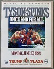 Mike Tyson-Michael Spinks Official Program (1988)